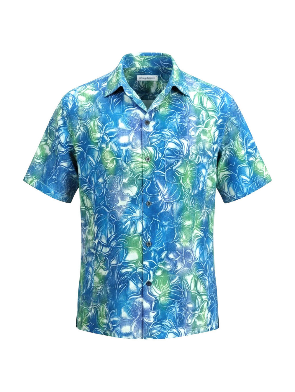 Tommy Bahama Men's L Silk CoolMax Blend Blue Green Purple